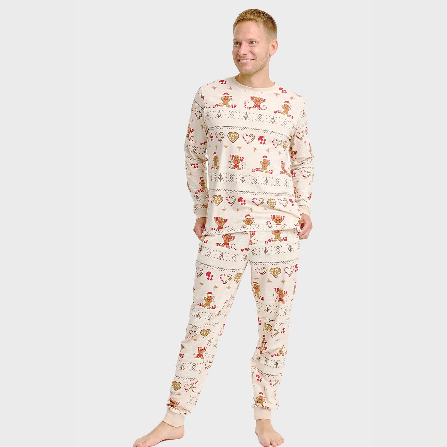Christmas Cookie Pyjamas Beige β Men
